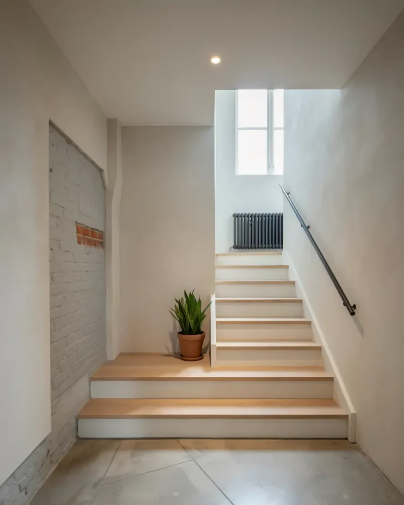 trapphusrenovering med m lning belysning och skyltning i s dermalm