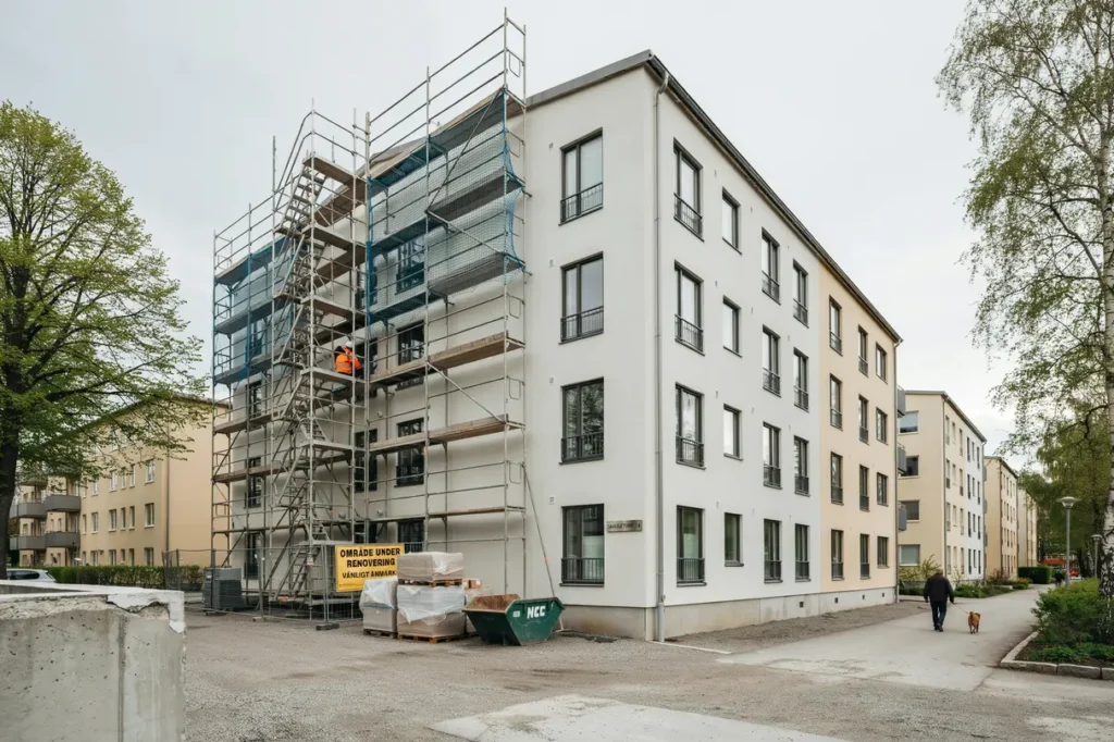 startfas avslutad f r energirenovering av miljonprogramshus i sk ggetorp